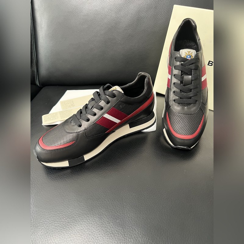 BALLY 頂級代購IT 巴利 經典配色專櫃同步，鞋面意大利進口牛皮面料，進口水