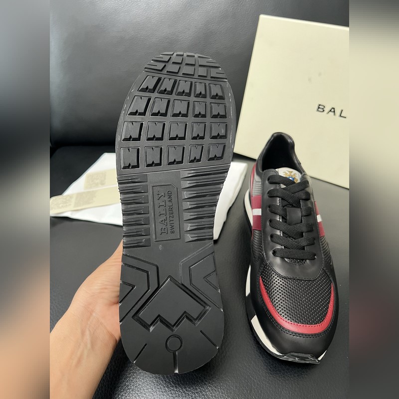 BALLY 頂級代購IT 巴利 經典配色專櫃同步，鞋面意大利進口牛皮面料，進口水