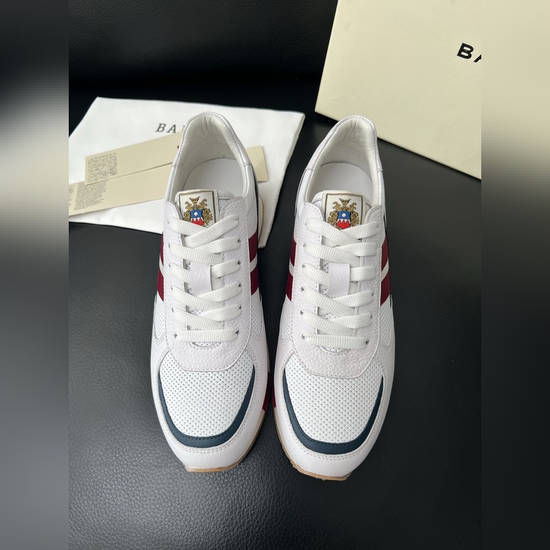 BALLY 頂級代購IT 巴利 經典配色專櫃同步，鞋面意大利進口牛皮面料，進口水