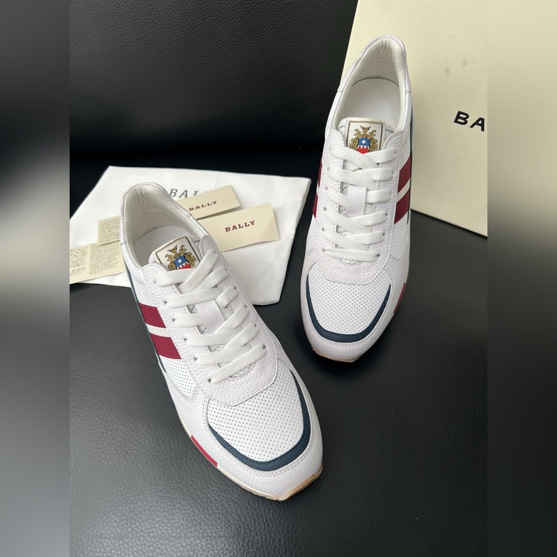 BALLY 頂級代購IT 巴利 經典配色專櫃同步，鞋面意大利進口牛皮面料，進口水