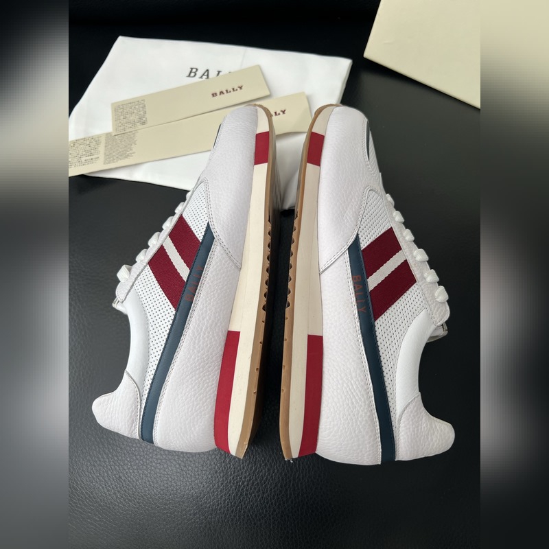 BALLY 頂級代購IT 巴利 經典配色專櫃同步，鞋面意大利進口牛皮面料，進口水