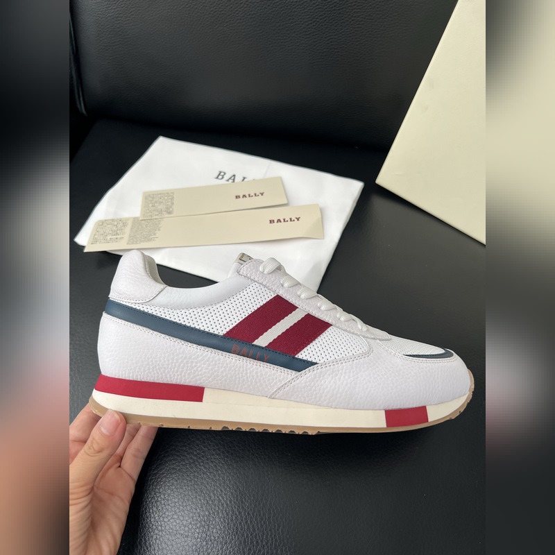 BALLY 頂級代購IT 巴利 經典配色專櫃同步，鞋面意大利進口牛皮面料，進口水