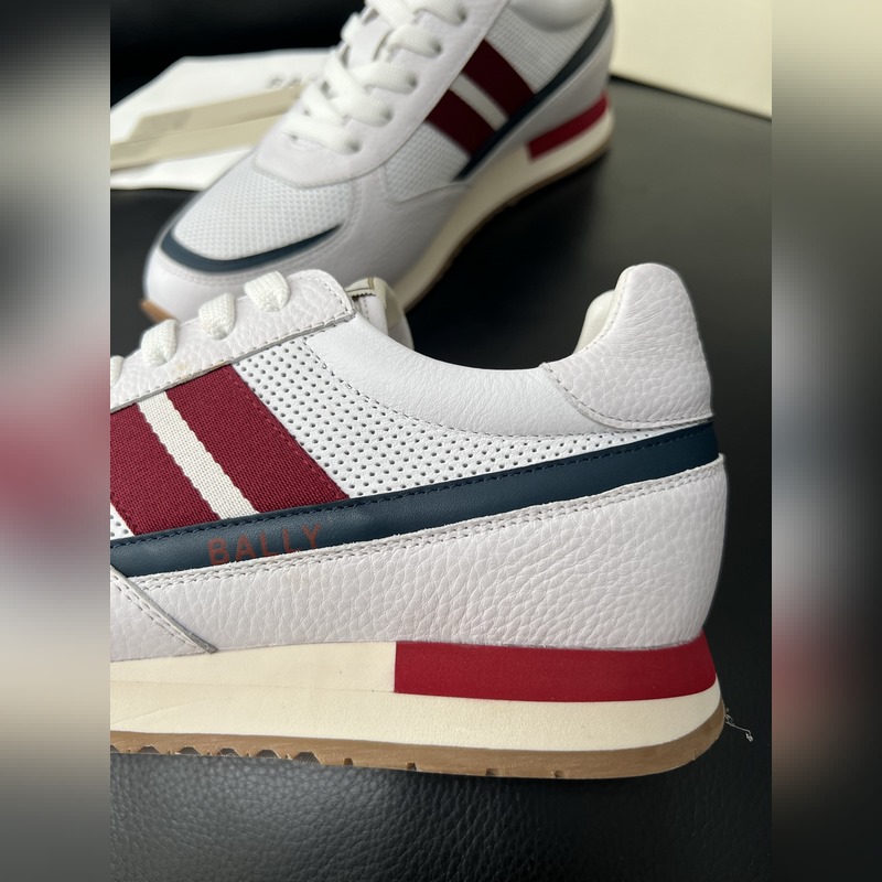 BALLY 頂級代購IT 巴利 經典配色專櫃同步，鞋面意大利進口牛皮面料，進口水