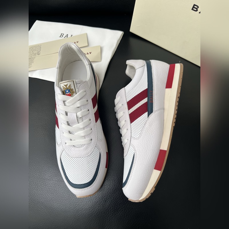 BALLY 頂級代購IT 巴利 經典配色專櫃同步，鞋面意大利進口牛皮面料，進口水