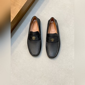 Bally，巴利 男士新款一腳蹬懶人駕車鞋 莞産原材料猛貨！采用荔枝紋小牛皮鞋面