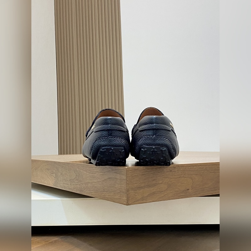 Bally，巴利 男士新款一腳蹬懶人駕車鞋 莞産原材料猛貨！采用荔枝紋小牛皮鞋面