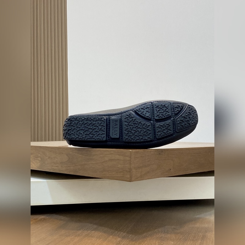 Bally，巴利 男士新款一腳蹬懶人駕車鞋 莞産原材料猛貨！采用荔枝紋小牛皮鞋面