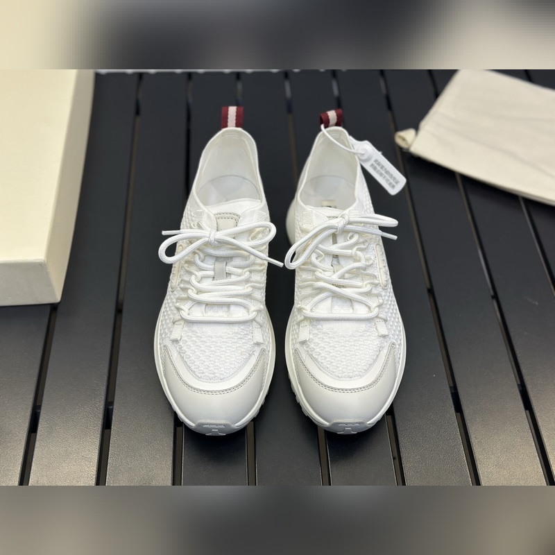 BALLY，巴利 新款男土休閑針織面料運動鞋 這款高科技針織休閑鞋鞋面如第二層肌