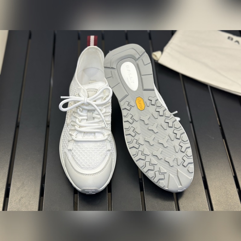 BALLY，巴利 新款男土休閑針織面料運動鞋 這款高科技針織休閑鞋鞋面如第二層肌