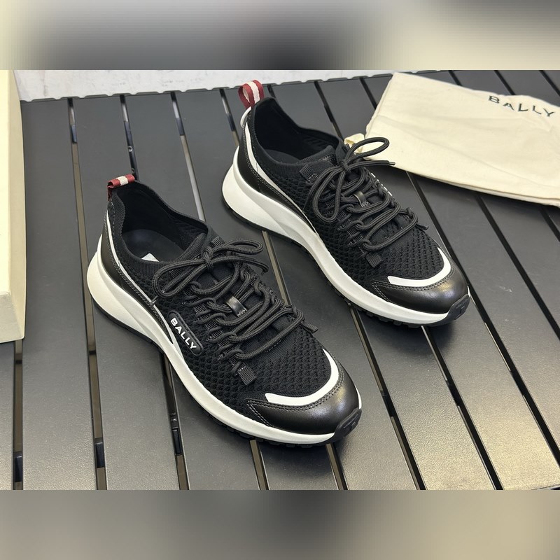 BALLY，巴利 新款男土休閑針織面料運(yùn)動鞋 這款高科技針織休閑鞋鞋面如第二層肌