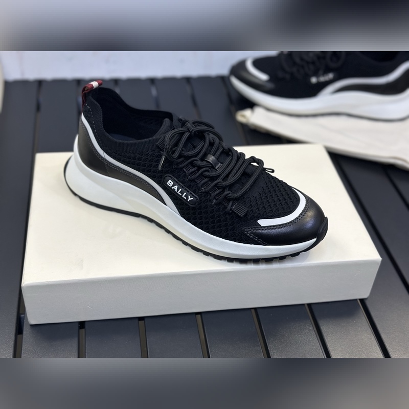 BALLY，巴利 新款男土休閑針織面料運(yùn)動鞋 這款高科技針織休閑鞋鞋面如第二層肌