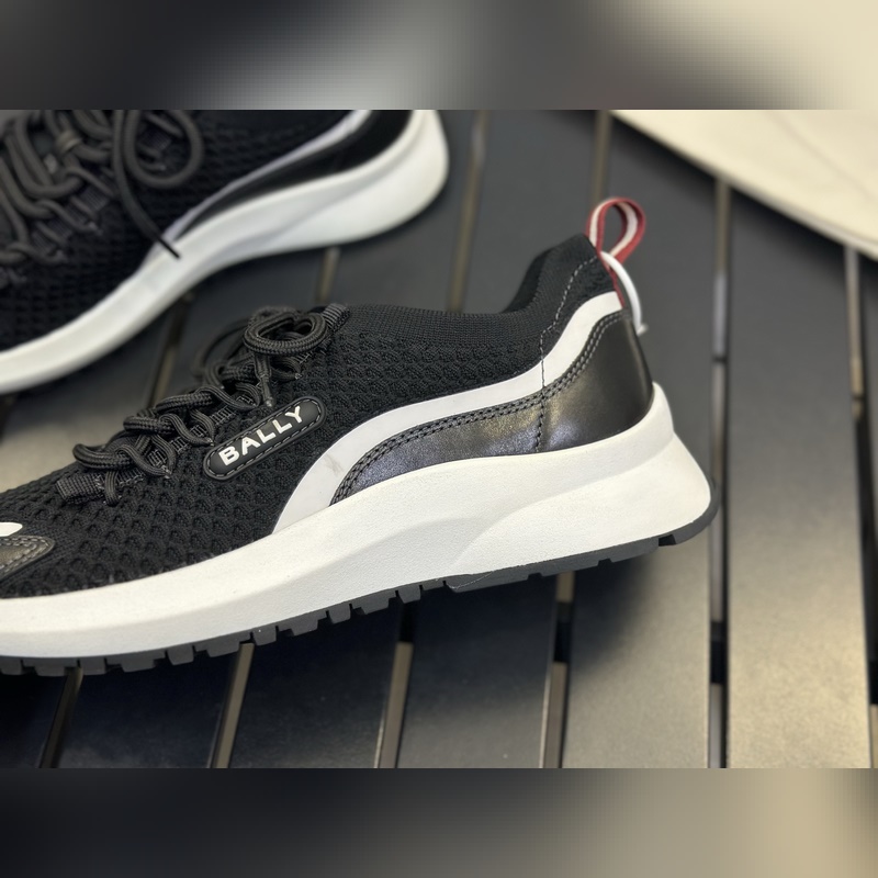 BALLY，巴利 新款男土休閑針織面料運(yùn)動鞋 這款高科技針織休閑鞋鞋面如第二層肌