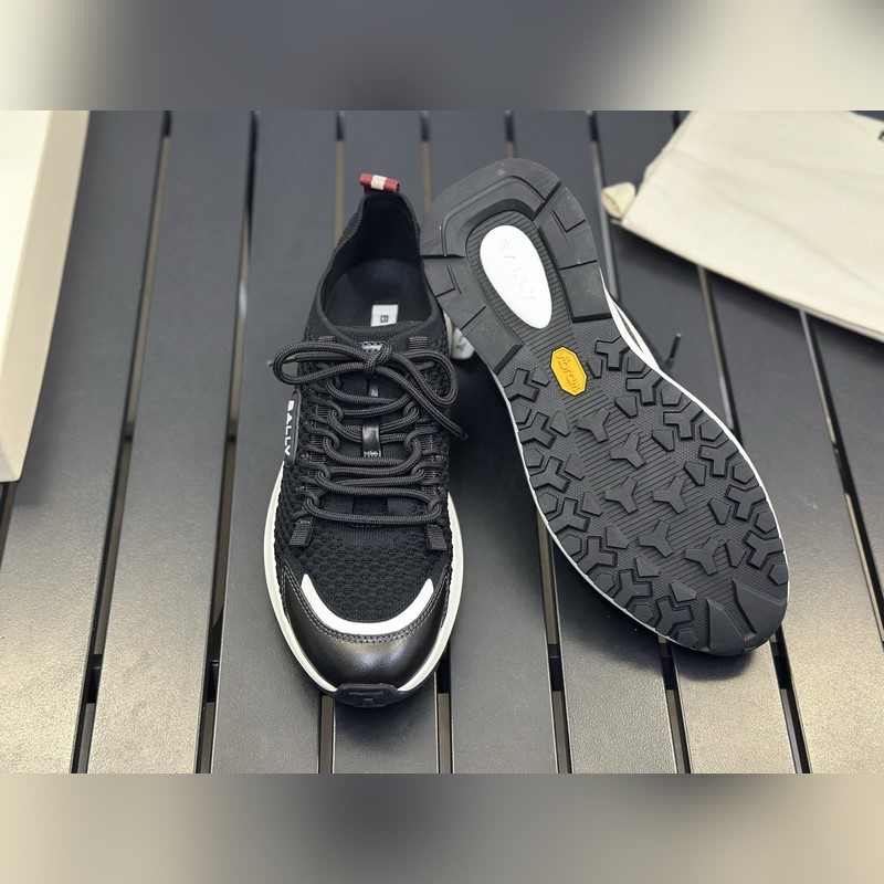 BALLY，巴利 新款男土休閑針織面料運(yùn)動鞋 這款高科技針織休閑鞋鞋面如第二層肌