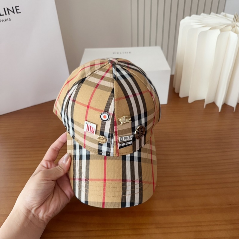 博柏利Burberry 經典火爆單品經典棒球帽 質量超級 帽子漁夫帽棒球帽針織帽