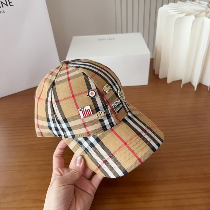 博柏利Burberry 經典火爆單品經典棒球帽 質量超級 帽子漁夫帽棒球帽針織帽