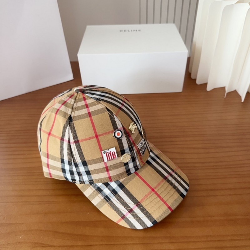 博柏利Burberry 經典火爆單品經典棒球帽 質量超級