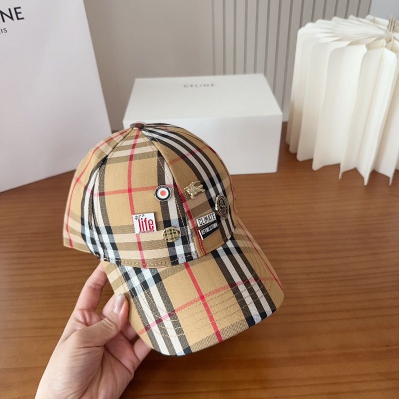 博柏利Burberry 經典火爆單品經典棒球帽 質量超級