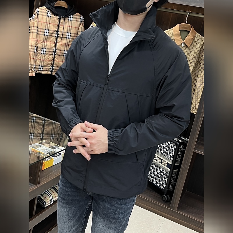 Burberry 2026ss早秋新款發布 巴寶莉立領夾克外套，秋季爆款夾薄棉夾