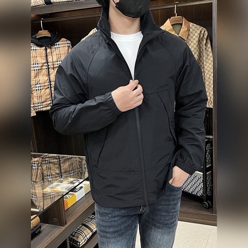 Burberry 2026ss早秋新款發布 巴寶莉立領夾克外套，秋季爆款夾薄棉夾