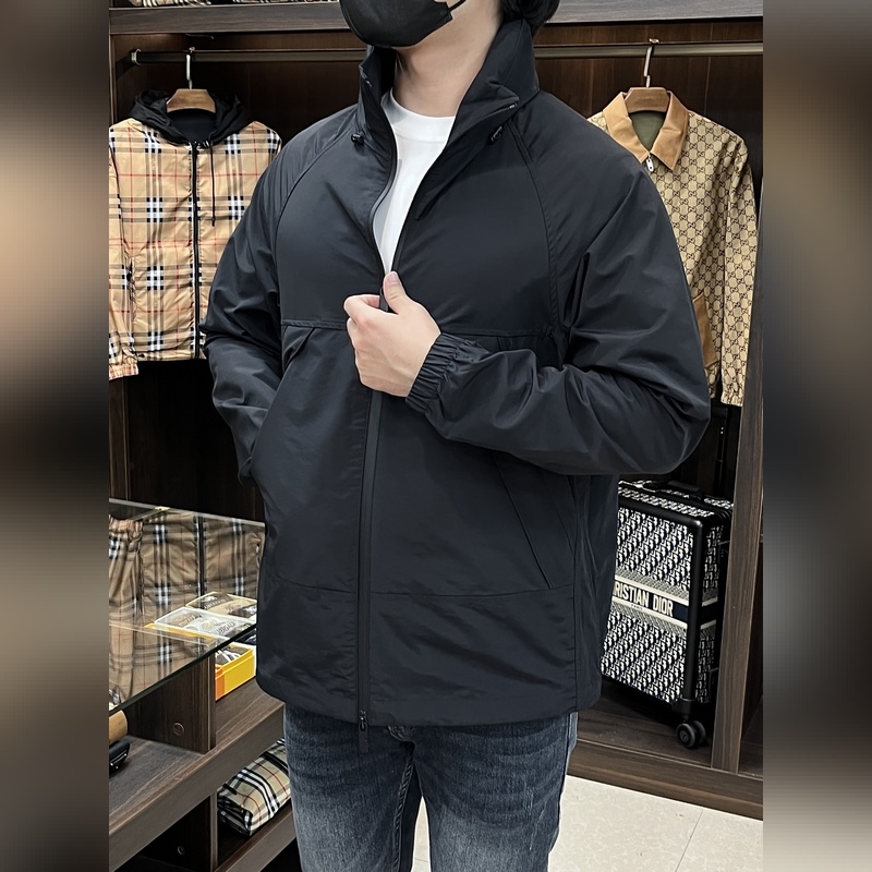 Burberry 2026ss早秋新款發布 巴寶莉立領夾克外套，秋季爆款夾薄棉夾