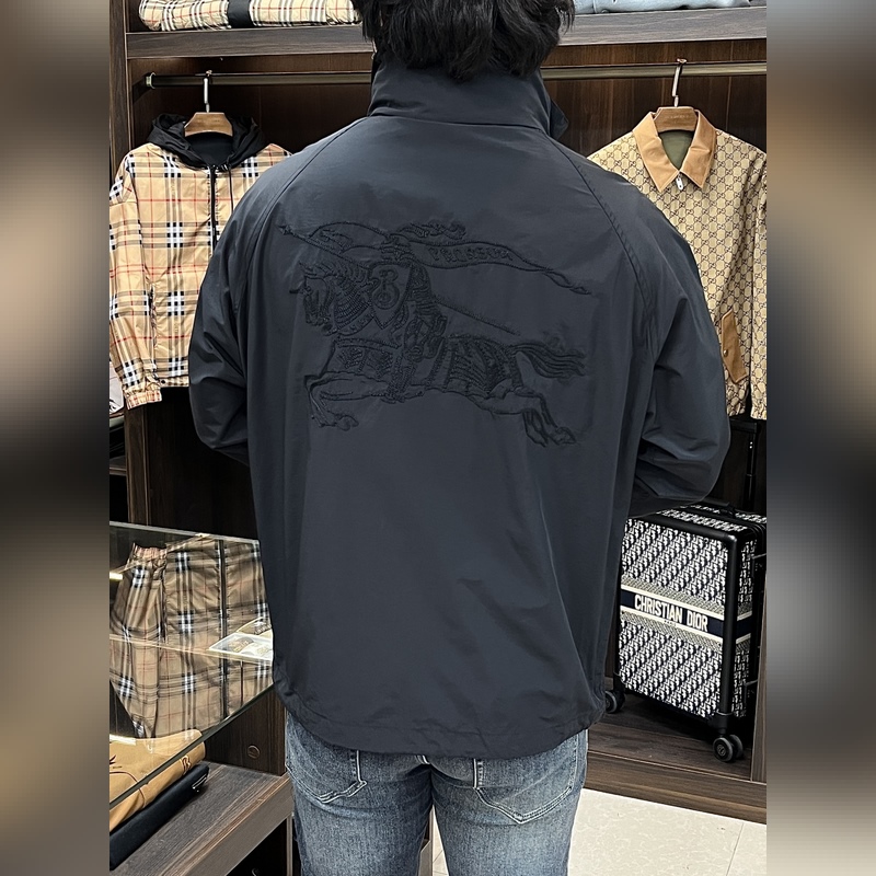 Burberry 2026ss早秋新款發布 巴寶莉立領夾克外套，秋季爆款夾薄棉夾