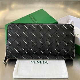 B家編織縫線錢包 749427 編織外縫線設計 時髦度與經典并存 純手工縫線