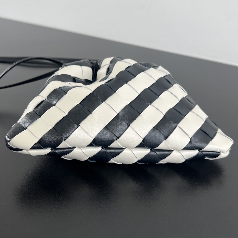 #Bv 新款 配色抽繩Dustbag 垃圾袋 816987 經(jīng)典拼色編織格 背