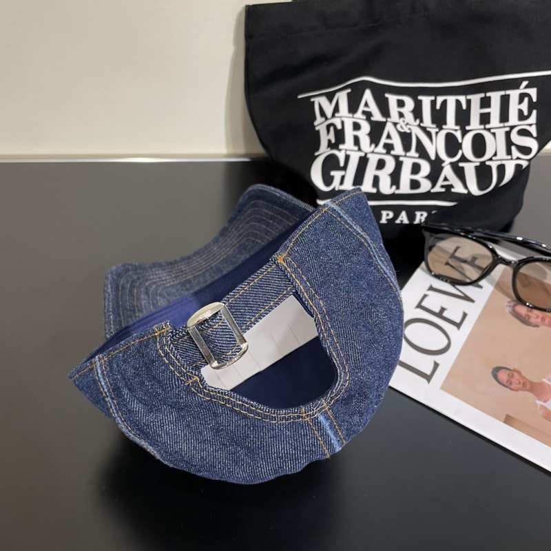 深藍牛仔CELINE·賽琳 2026ss新款凱旋門繡花棒球帽 頂級版本 購入正