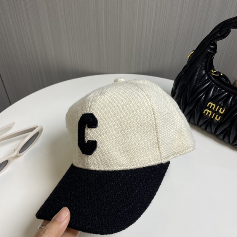 CELINE·賽琳 新款C字母繡花棒球帽 頂級版本 購入正品打版，帽型完全按照