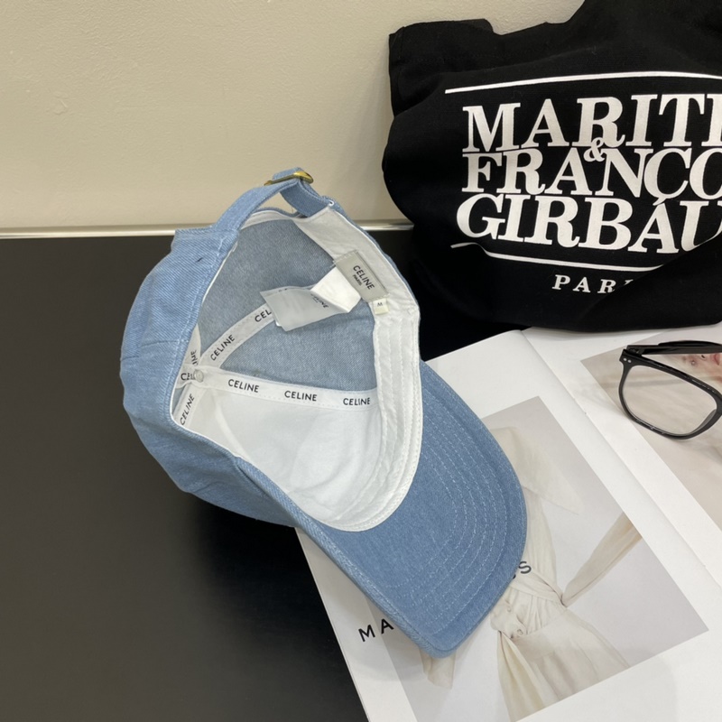 牛仔CELINE·賽琳 新款凱旋門繡花棒球帽 頂級版本 購入正品打版，帽型完全