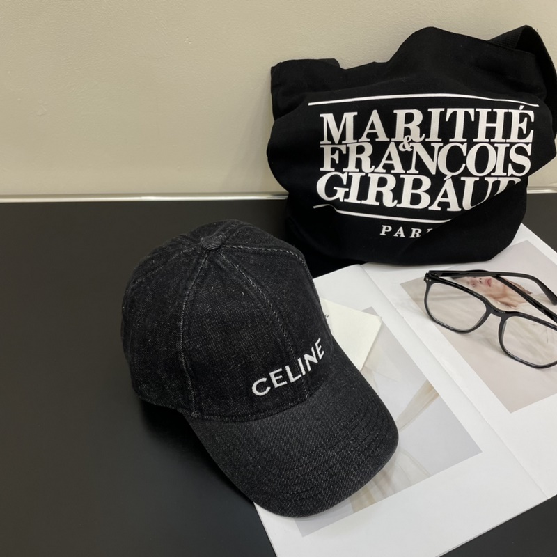 CELINE·賽琳 新款凱旋門繡花棒球帽 頂級版本 購入正品打版，帽型完全按照