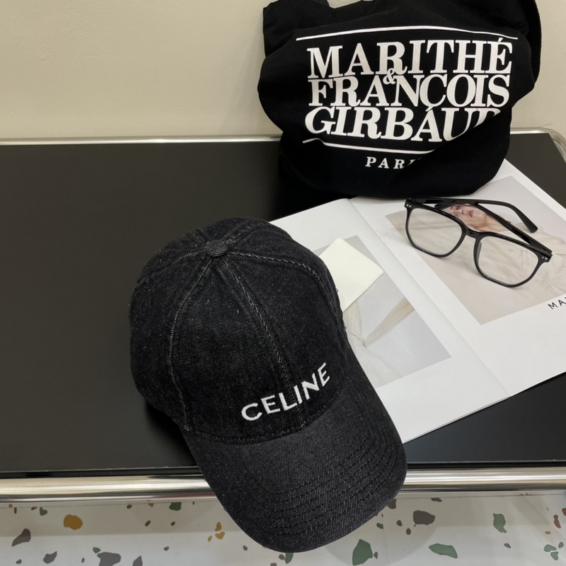 CELINE·賽琳 新款凱旋門繡花棒球帽 頂級版本 購入正品打版，帽型完全按照