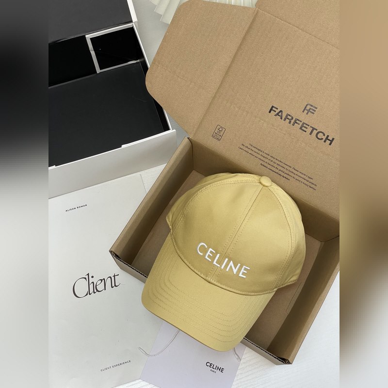 CELINE·賽琳 新款經(jīng)典logo字母刺繡棒球帽 頂級(jí)版本 購入正品打版，帽型