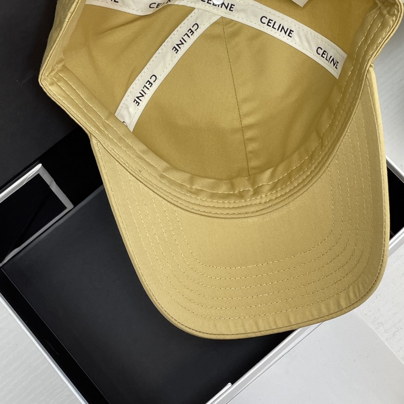 CELINE·賽琳 新款經(jīng)典logo字母刺繡棒球帽 頂級(jí)版本 購入正品打版，帽型