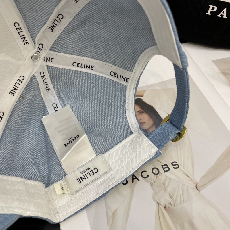 CELINE·賽琳 新款凱旋門繡花棒球帽 頂級(jí)版本 購入正品打版，帽型完全按照