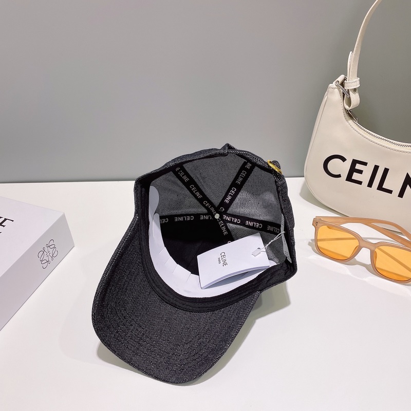 深藍(lán)牛仔CELINE·賽琳 2026ss新款凱旋門繡花棒球帽 頂級(jí)版本 購(gòu)入正
