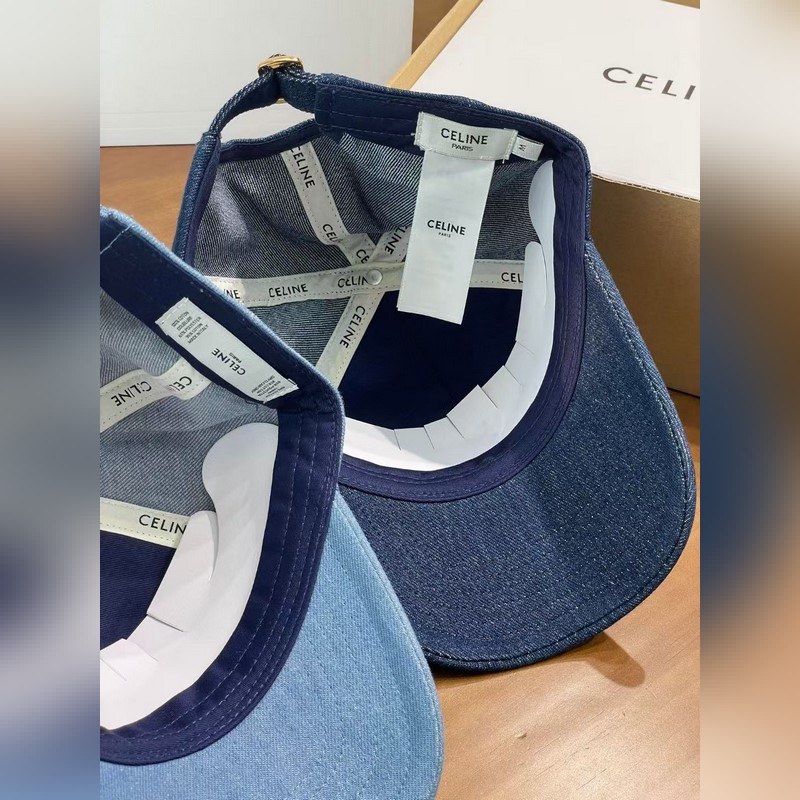 Celine 牛仔棒球帽必須給你們好好安利一下 首先看這材質，選用的牛仔面料質感