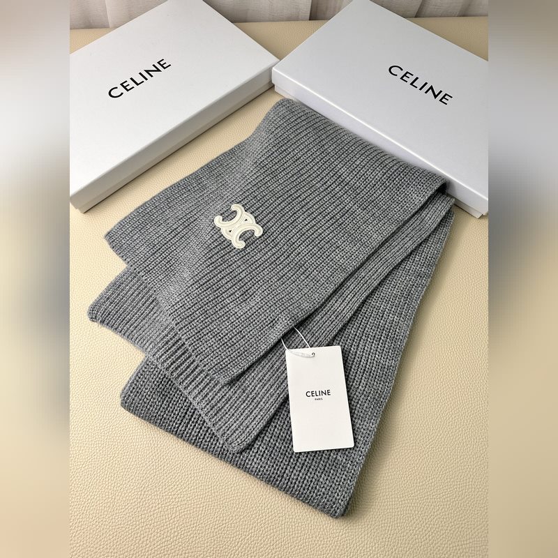 CELINE· 賽琳經典羊絨圍巾 來個硬貨.麻溜的安排上. 好品質認證第一點：超