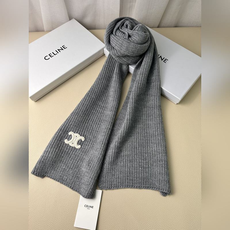 CELINE· 賽琳經典羊絨圍巾 來個硬貨.麻溜的安排上. 好品質認證第一點：超