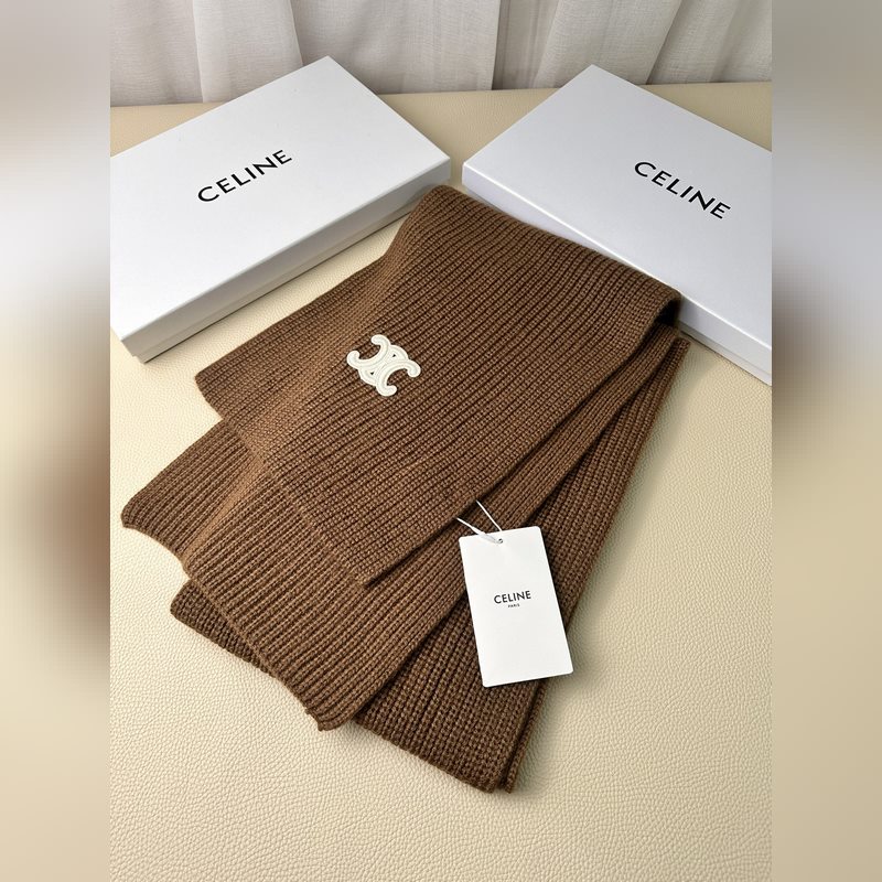 CELINE· 賽琳經典羊絨圍巾 來個硬貨.麻溜的安排上. 好品質認證第一點：超