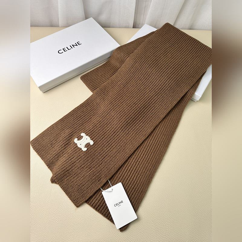 CELINE· 賽琳經典羊絨圍巾 來個硬貨.麻溜的安排上. 好品質認證第一點：超