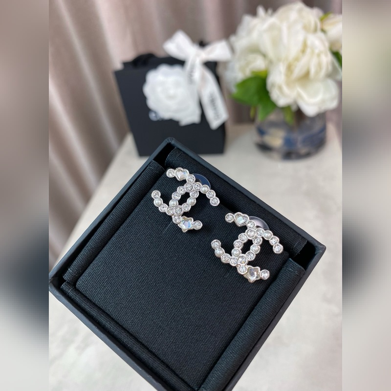 [香奈兒星鑽小珍珠雙c耳釘] 你們一直在等的超級大爆款來啦 25春夏最新系列！太