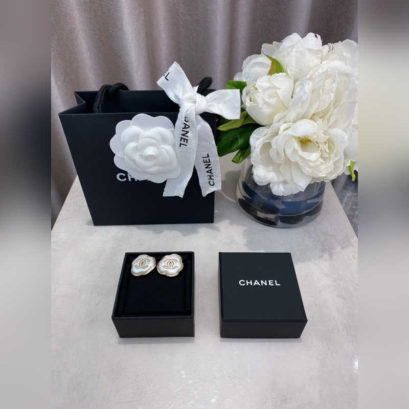 [香奈兒雲(yún)朵耳釘]25A高級(jí)手工坊系列非常重工，我們做到一緻緻ZP 特別定制的