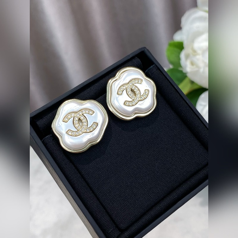[香奈兒雲(yún)朵耳釘]25A高級(jí)手工坊系列非常重工，我們做到一緻緻ZP 特別定制的