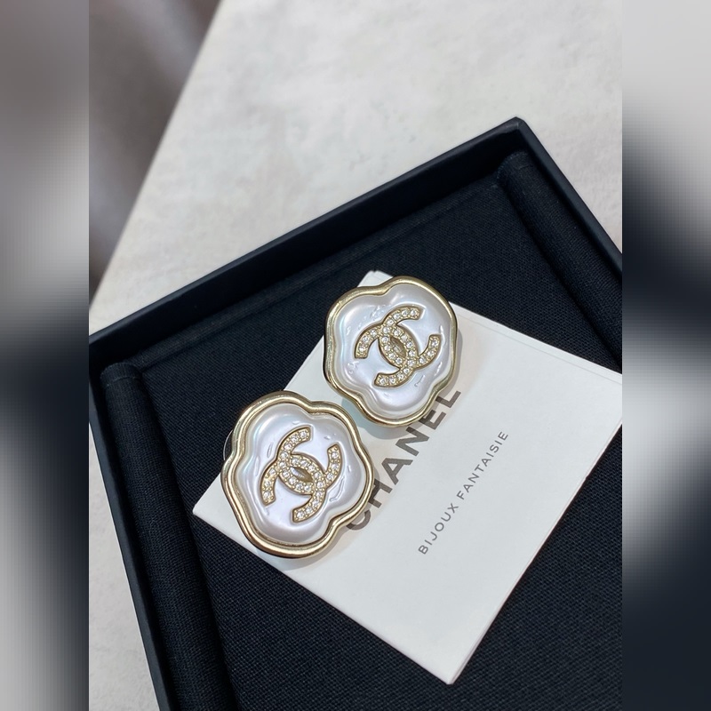 [香奈兒雲(yún)朵耳釘]25A高級(jí)手工坊系列非常重工，我們做到一緻緻ZP 特別定制的