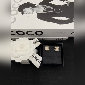 [新品出貨]Chanel  香奈兒雙C珍珠耳釘