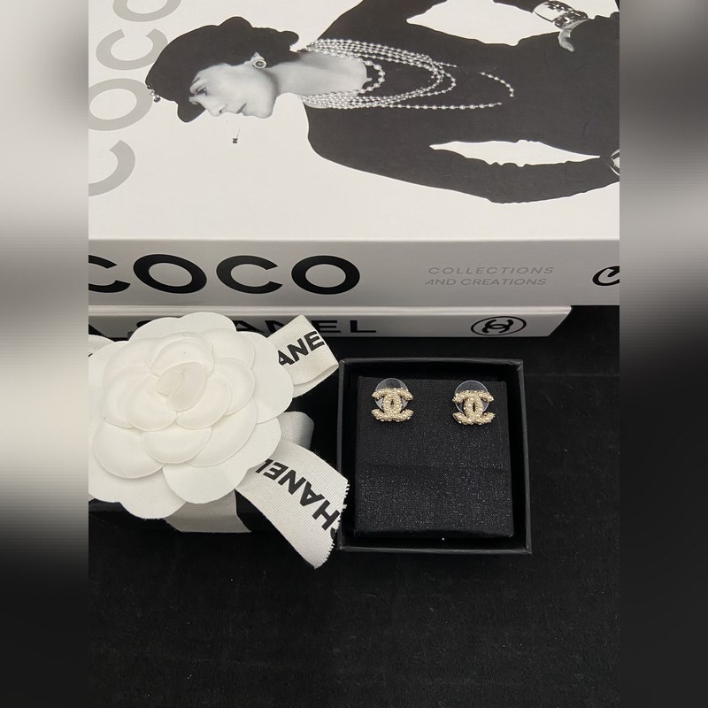 [新品出貨]Chanel  香奈兒雙C珍珠耳釘