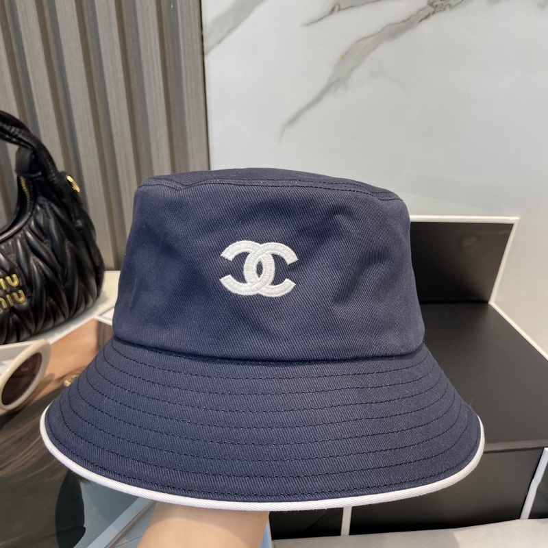 Chanel(香奈兒)專櫃新款原單刺繡漁夫帽 1：1開模訂制，立體刺繡，精緻無暇