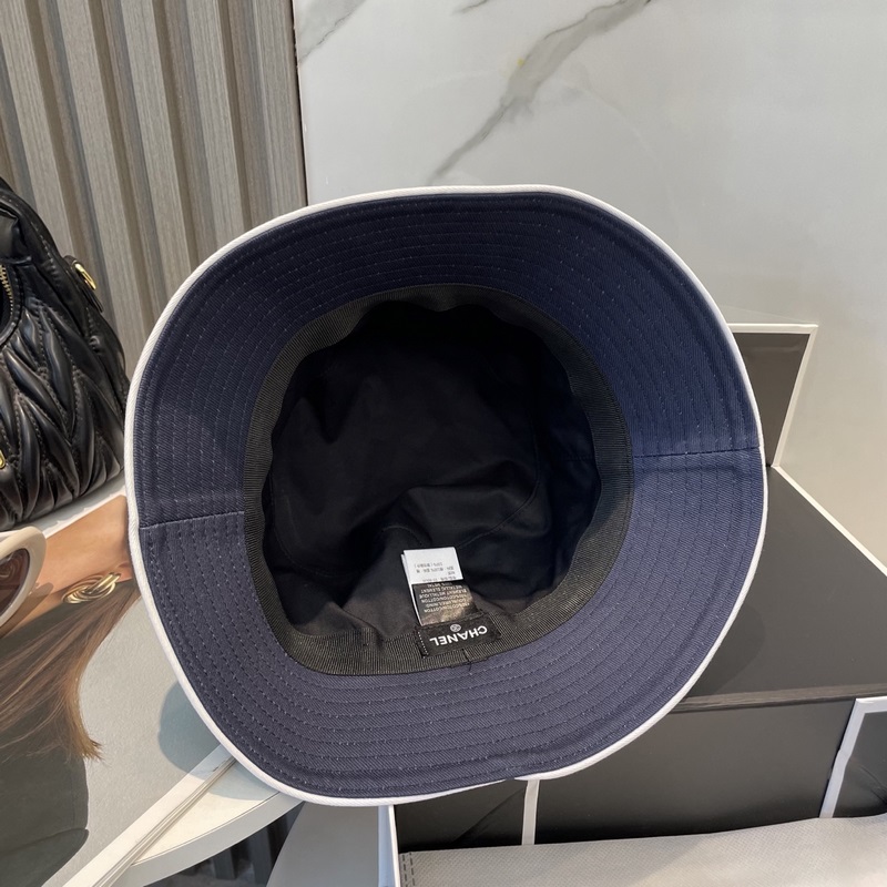 Chanel(香奈兒)專櫃新款原單刺繡漁夫帽 1：1開模訂制，立體刺繡，精緻無暇