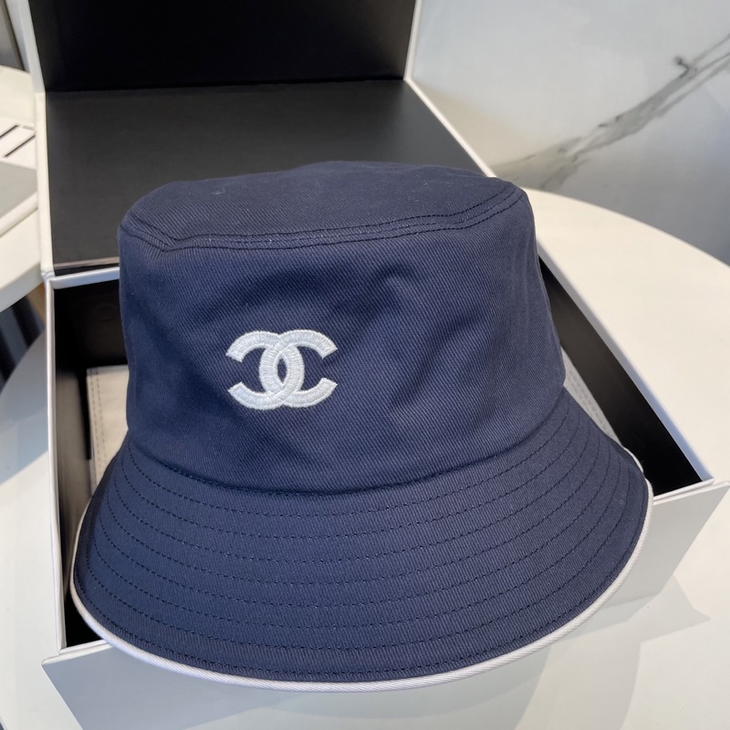 Chanel(香奈兒)專櫃新款原單刺繡漁夫帽 1：1開模訂制，立體刺繡，精緻無暇